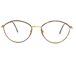 Silhouette M 6259 735 6065 Red Gold Eyeglasses Frames 56-18 135 Austria H20142